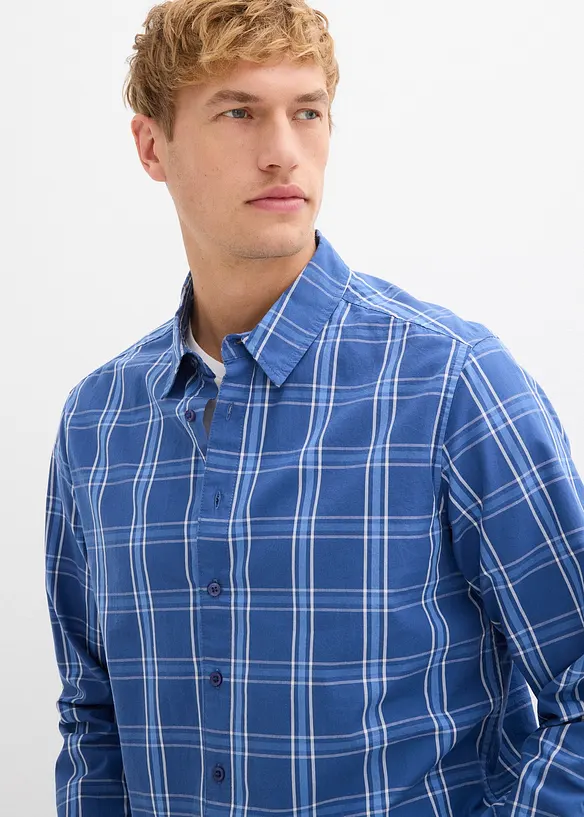 Chemise manches longues 100% coton, bonprix