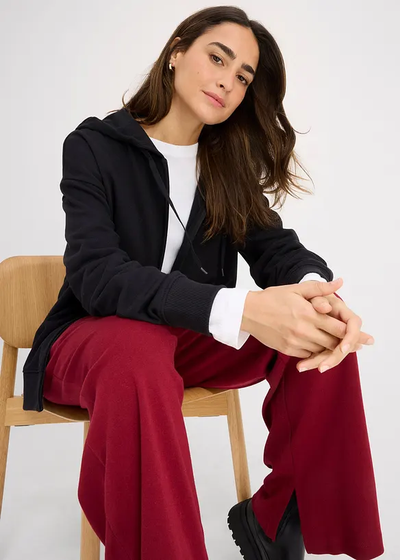 Sweat zipp&eacute; long, bonprix