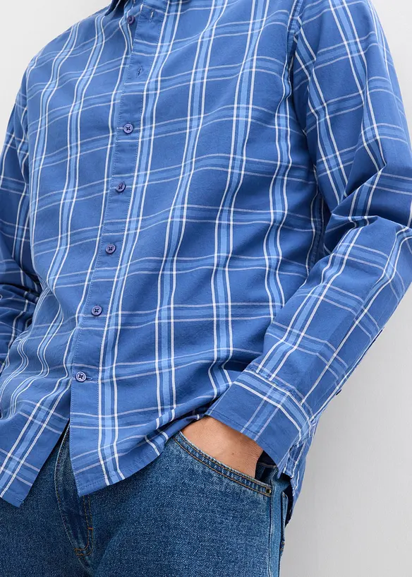 Chemise manches longues 100% coton, bonprix