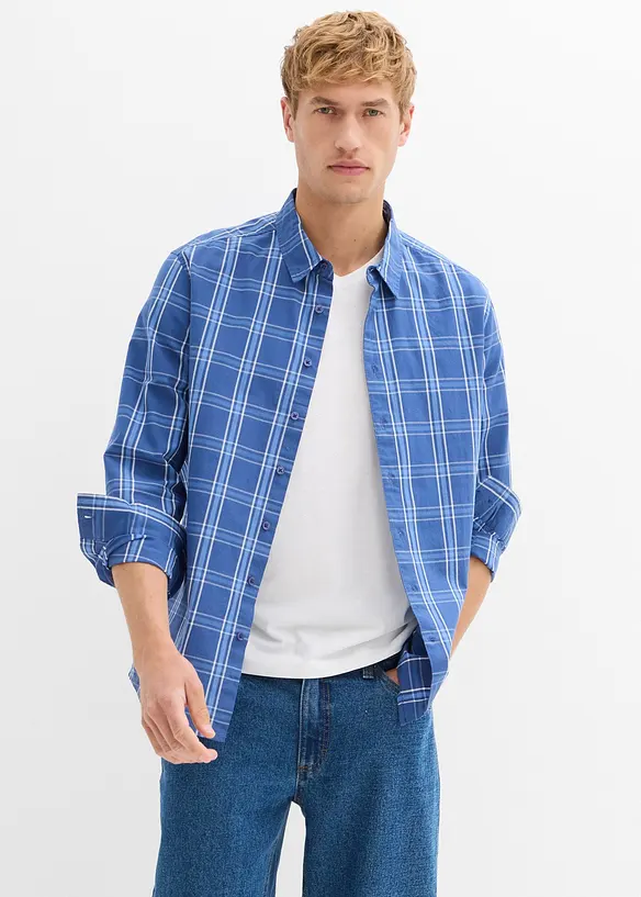 Chemise manches longues 100% coton, bonprix