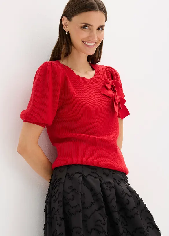 Pull avec application de nœuds, bonprix