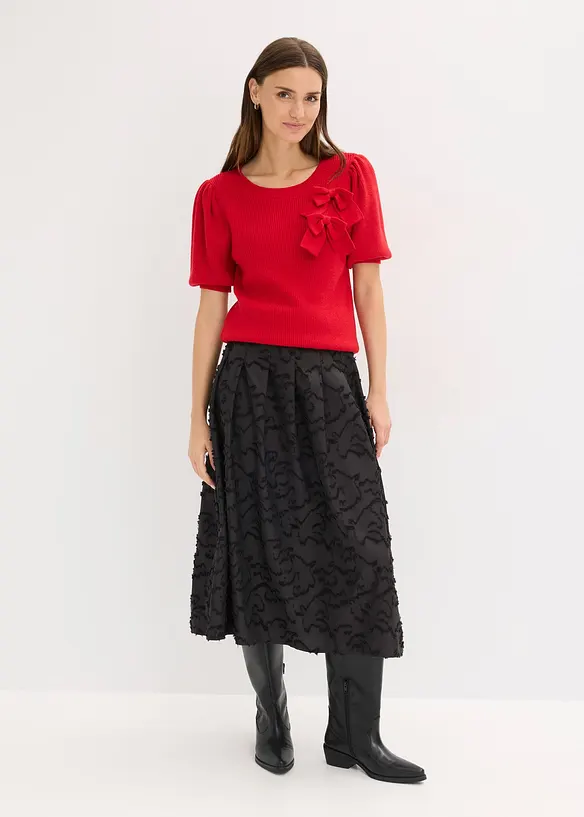 Pull avec application de nœuds, bonprix