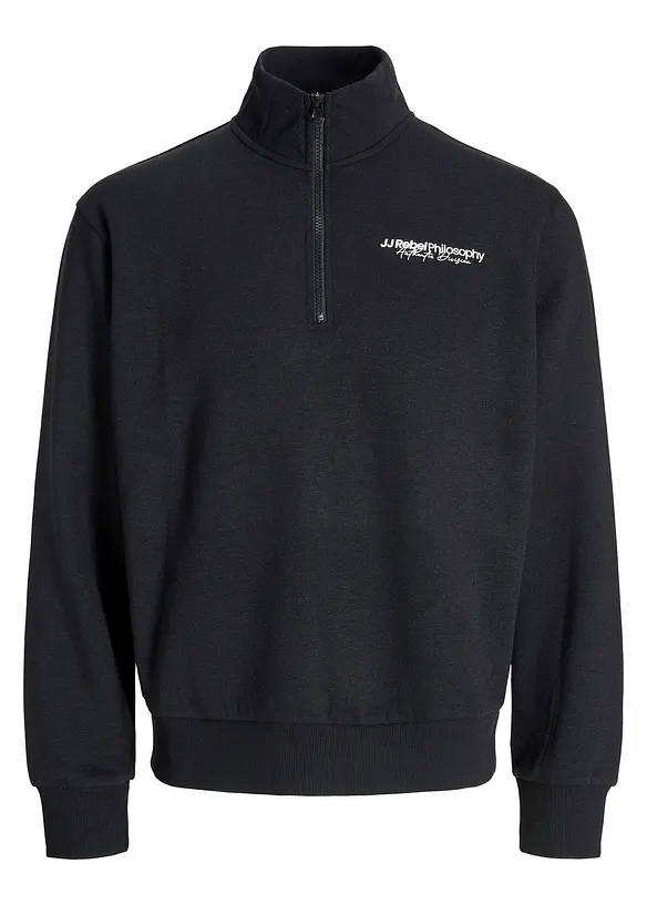 Sweat-shirt à col zippé JJ REBEL, J&J Rebel