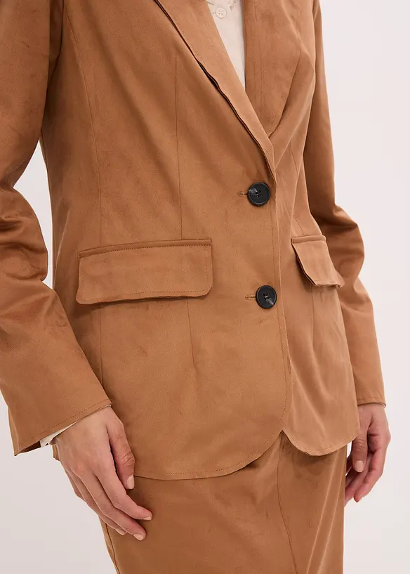 Blazer en suédine, bonprix