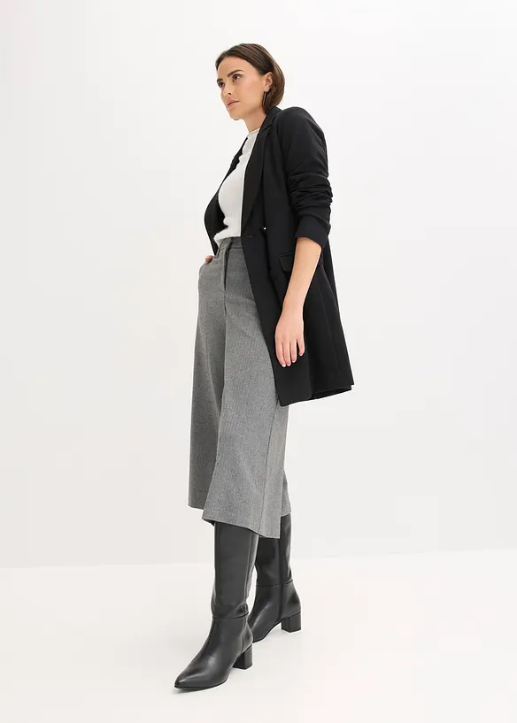 Pull manches coudes à sequins et fil brillant, bonprix