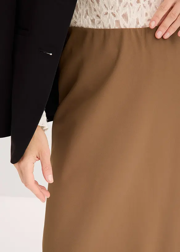 Jupe longue texturée, bonprix