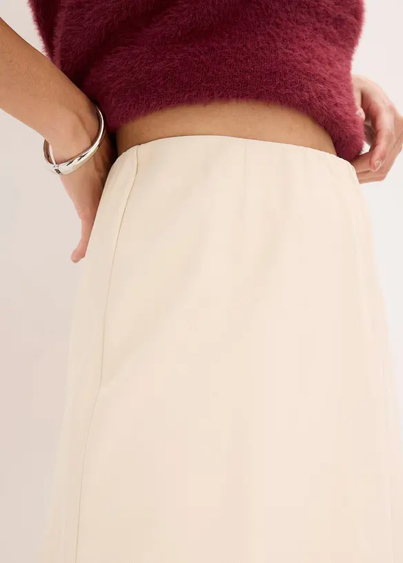 Jupe longue texturée, bonprix