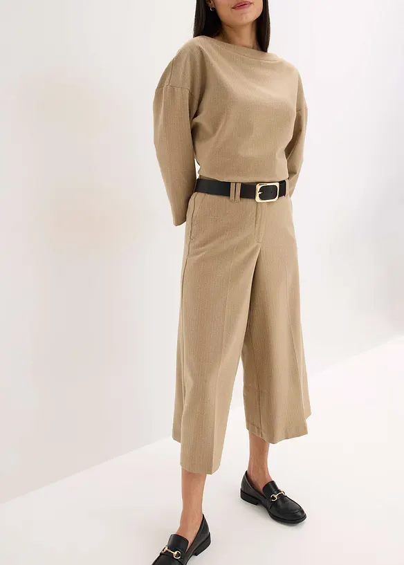 Jupe-culotte motif chevrons, bonprix