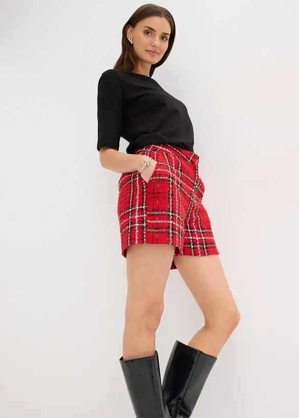 Short en maille bouclette, bonprix