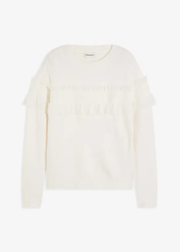 Pull à volants, bonprix