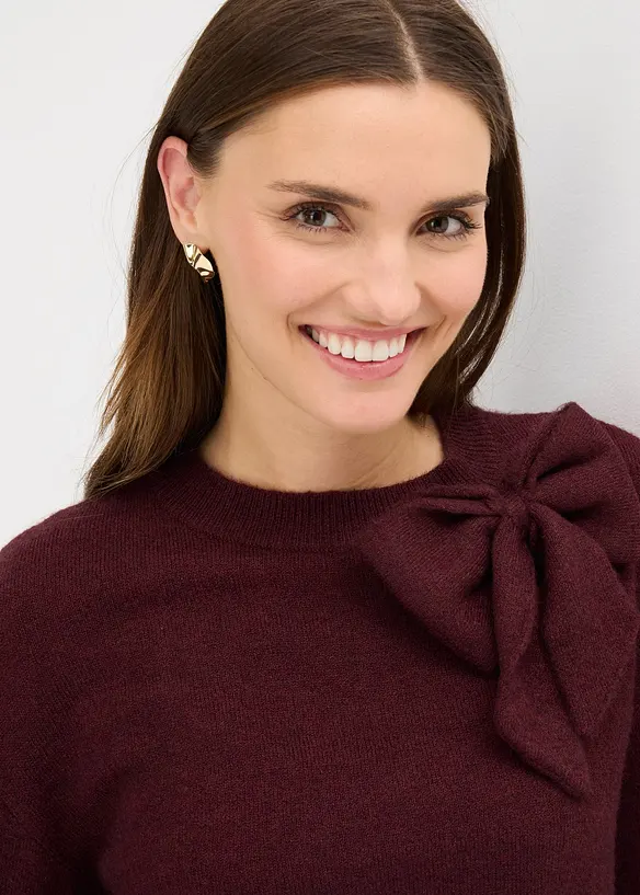 Pull avec application n&oelig;ud, bonprix