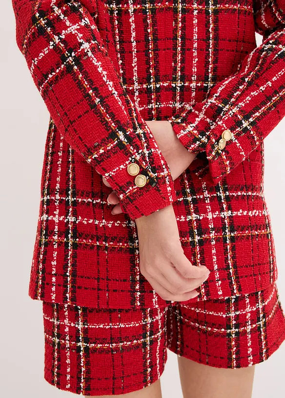 Blazer en maille bouclette, bonprix