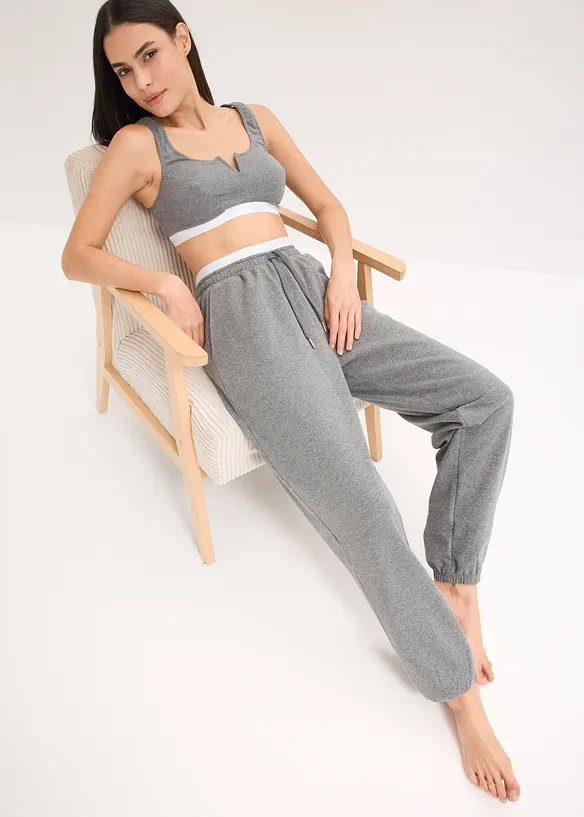 Pantalon d’intérieur en molleton avec poches côté, bonprix