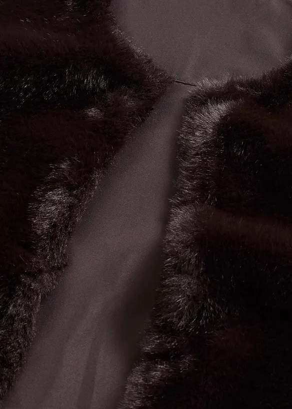 Gilet sans manches en peluche, bonprix