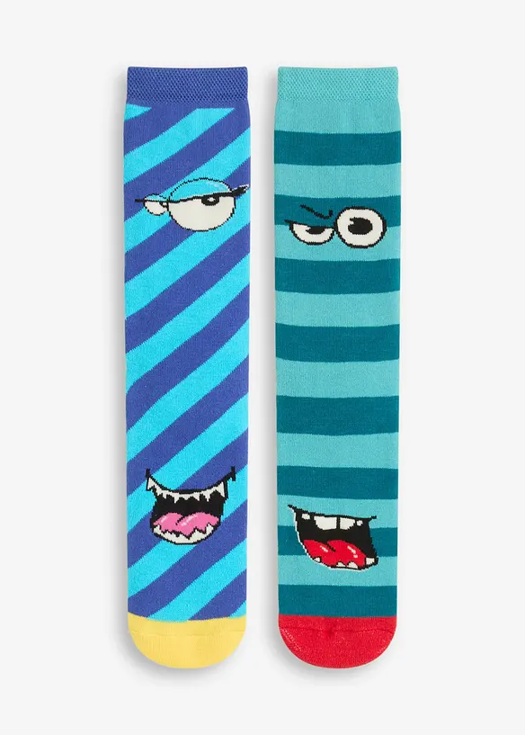 Lot de 2 paires de chaussettes thermiques enfant, bonprix