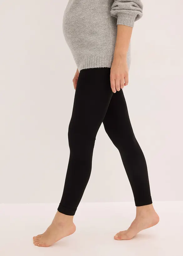Legging de grossesse en polaire thermique 140den, bonprix