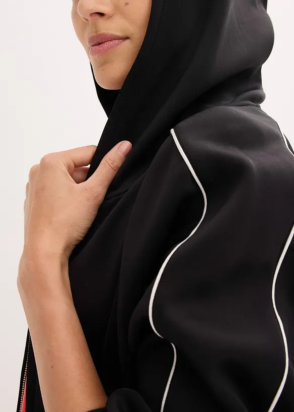 Sweat à capuche oversize, séchage rapide, bonprix