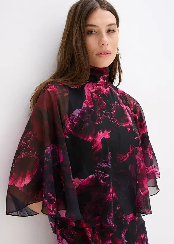 Robe longue en mousseline, bonprix