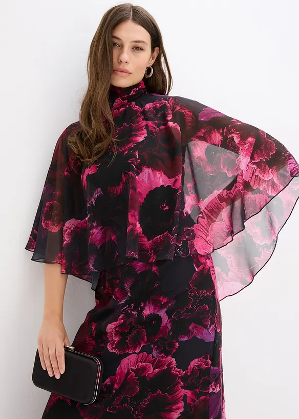 Robe longue en mousseline, bonprix