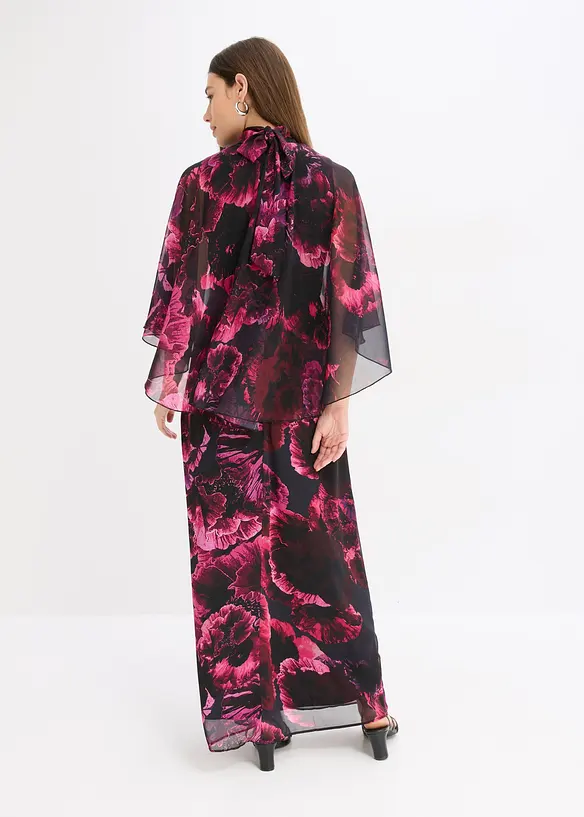 Robe longue en mousseline, bonprix