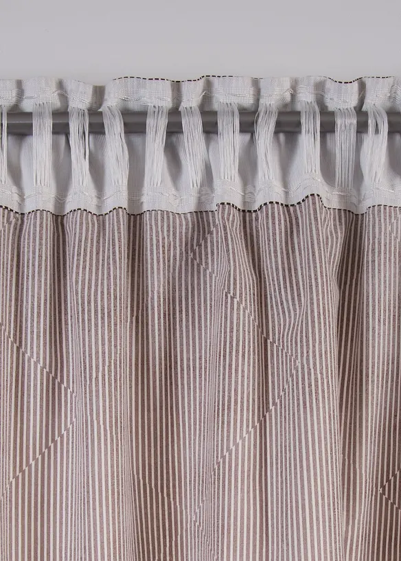 Rideau en coton opaque (1 pce), bonprix