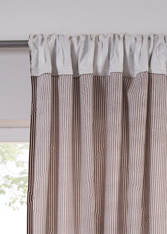 Rideau en coton opaque (1 pce), bonprix