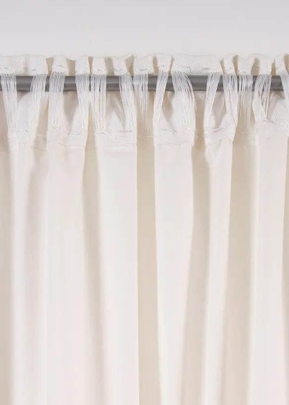 Rideau en coton, aussi en longueur XXL (1 pce), bonprix