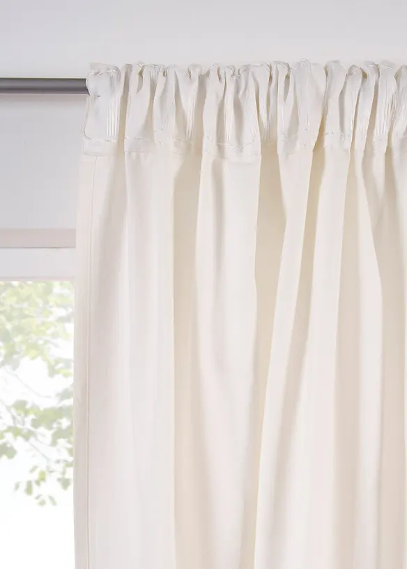 Rideau en coton, aussi en longueur XXL (1 pce), bonprix