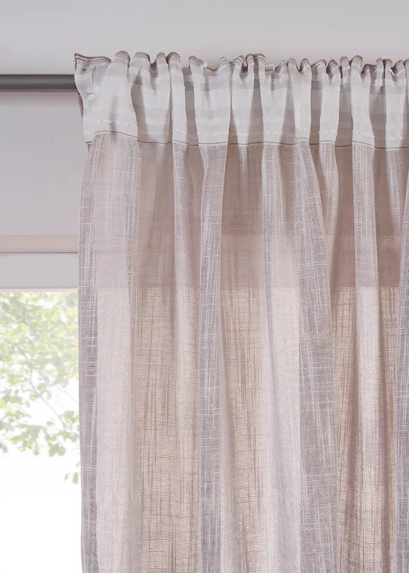 Rideau avec polyester recyclé (1 pce), bonprix