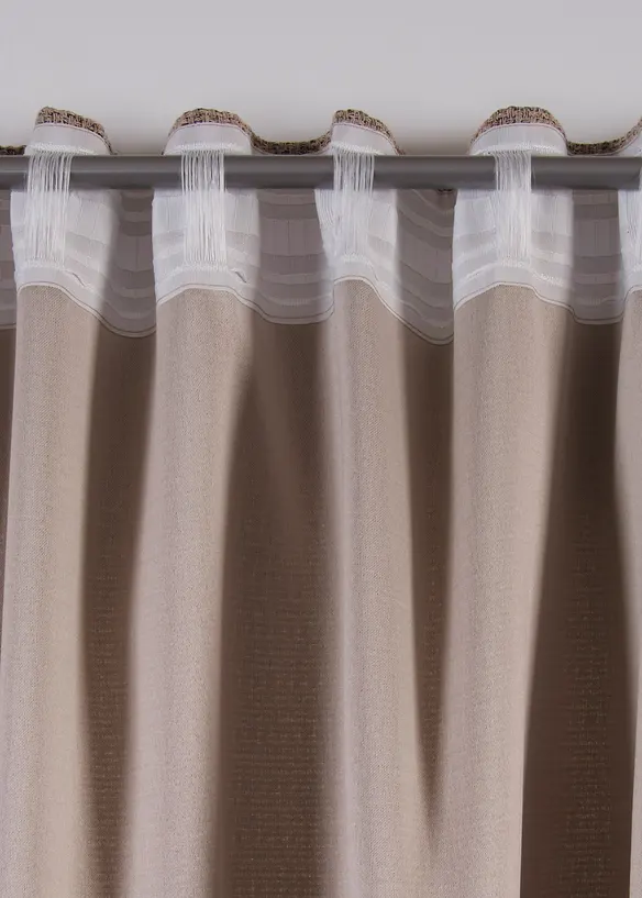 Rideau obscurcissant texturé (1 pce), bonprix