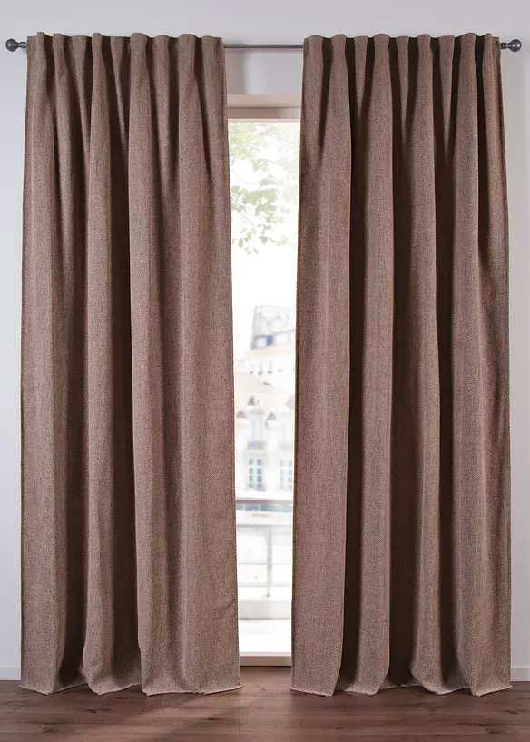 Rideau obscurcissant texturé (1 pce), bonprix