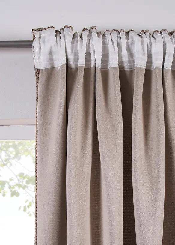 Rideau obscurcissant texturé (1 pce), bonprix