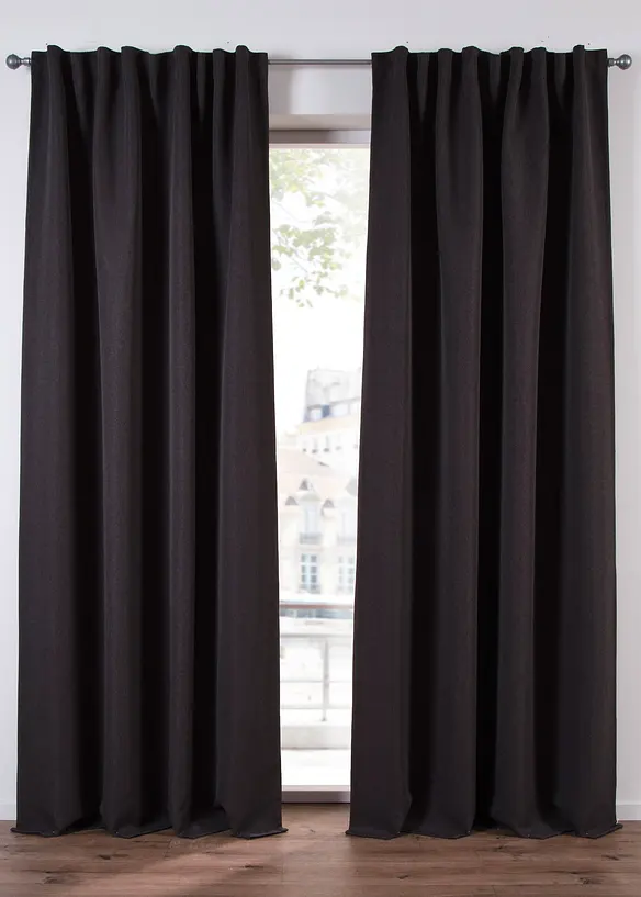 Rideau obscurcissant, légèrement texturé (1 pce), bonprix