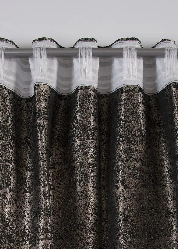 Panneau en jacquard au motif graphique (1 pce.), bonprix