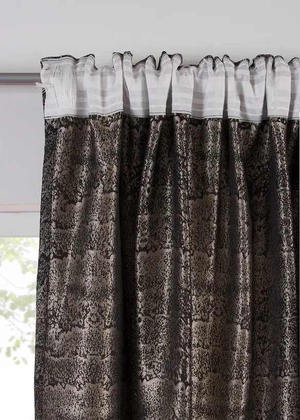 Panneau en jacquard au motif graphique (1 pce.), bonprix