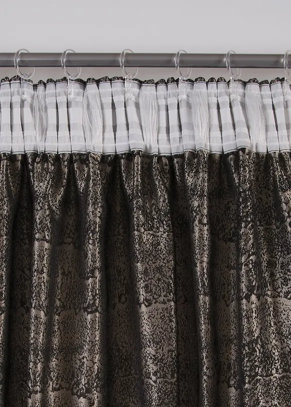 Panneau en jacquard au motif graphique (1 pce.), bonprix