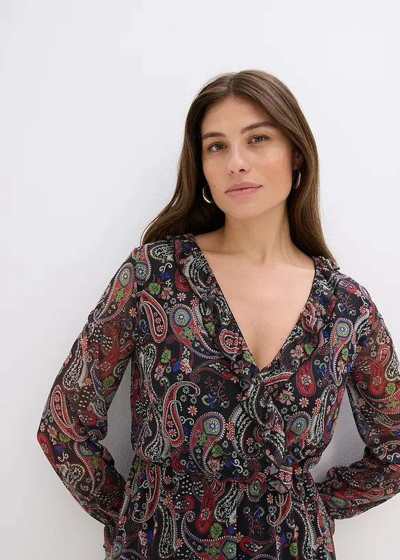 Robe en mesh, bonprix