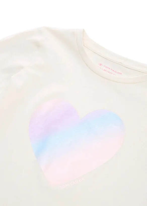 T-shirt manches longues Tom Tailor 100% coton, Tom Tailor