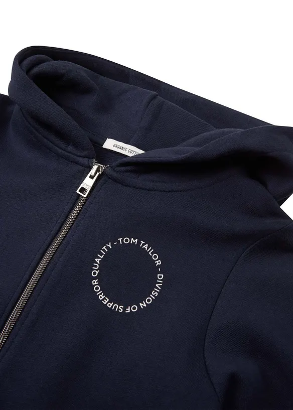 Sweat zippé à capuche Tom Tailor, Tom Tailor