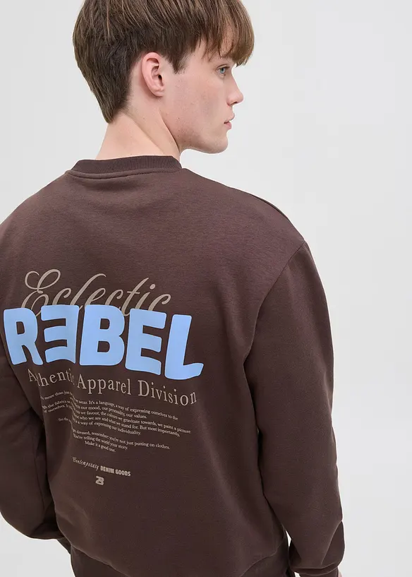 Sweat-shirt imprimé dos JJ REBEL, J&J Rebel