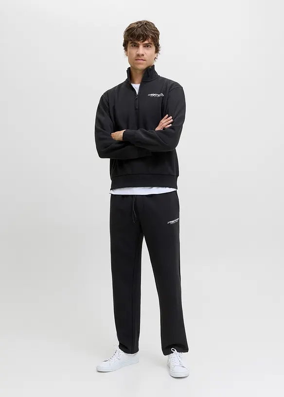 Sweat-shirt à col zippé JJ REBEL, J&J Rebel