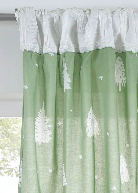 Voilage en coton (1 pce), bonprix