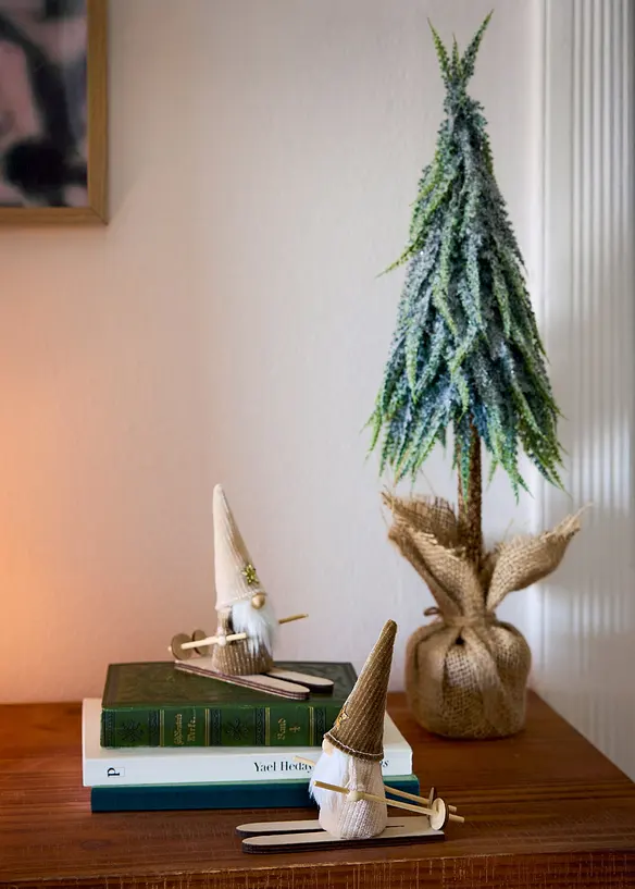 Set de 2 lutins skieurs, bonprix