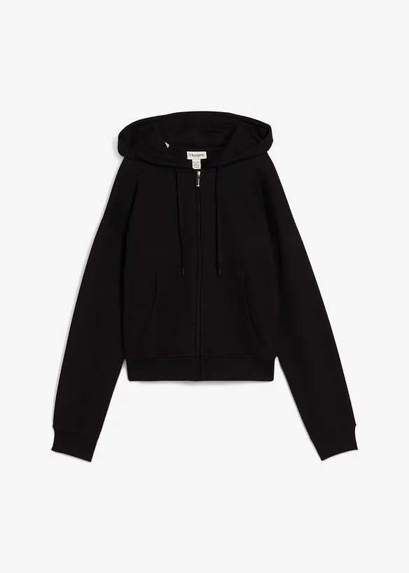 Sweat zippé oversize, bonprix