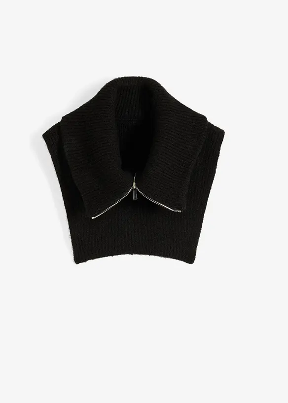 Col plastron amovible en maille, bonprix