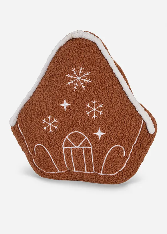 Coussin en forme de maison en pain d’épices, bonprix