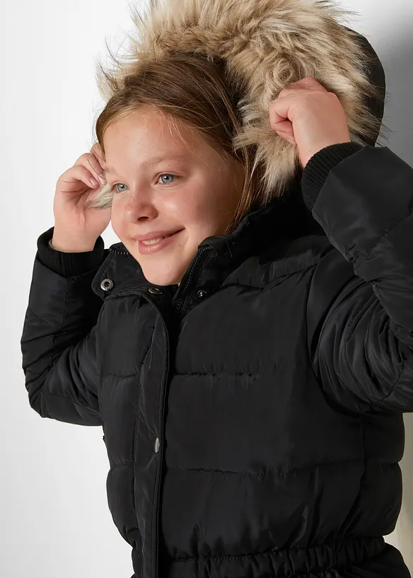 Manteau d’hiver rembourré à capuche amovible, bonprix