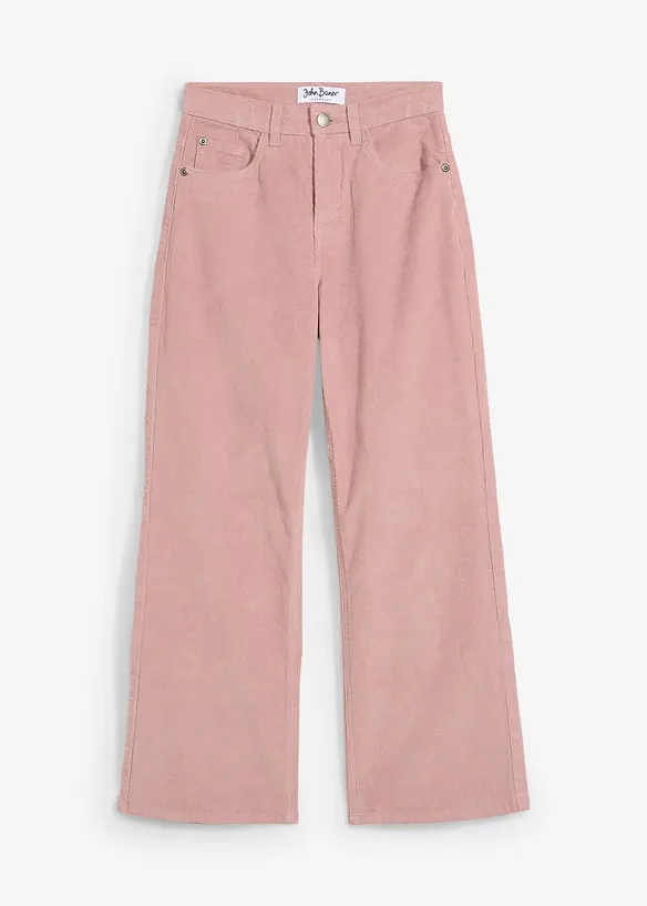 Pantalon ample en velours côtelé, bonprix