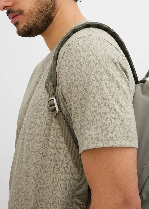 T-shirt 100% coton à l’imprimé minimaliste, bonprix