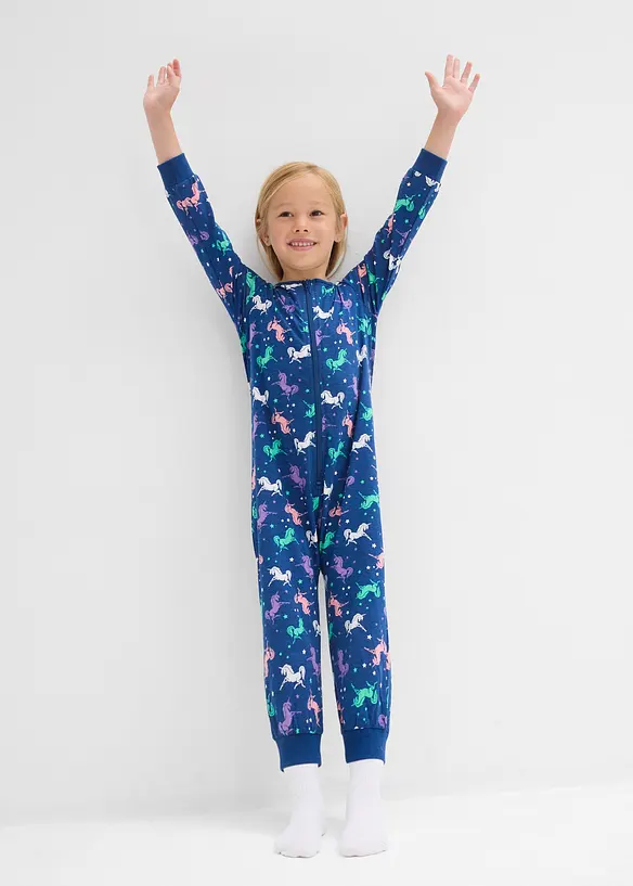 Combipyjama 100% coton avec combinaison poupée (ens. 2 pces), bonprix